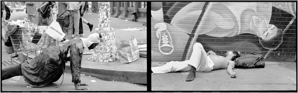 L.E.S.-LyingDownPushUps-Diptych