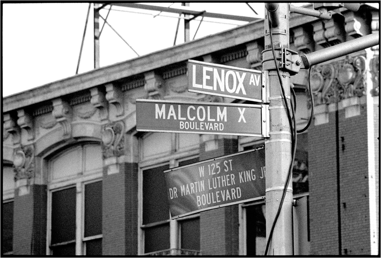Harlem-MLK-Malcolm-X-Signs-1989 copy