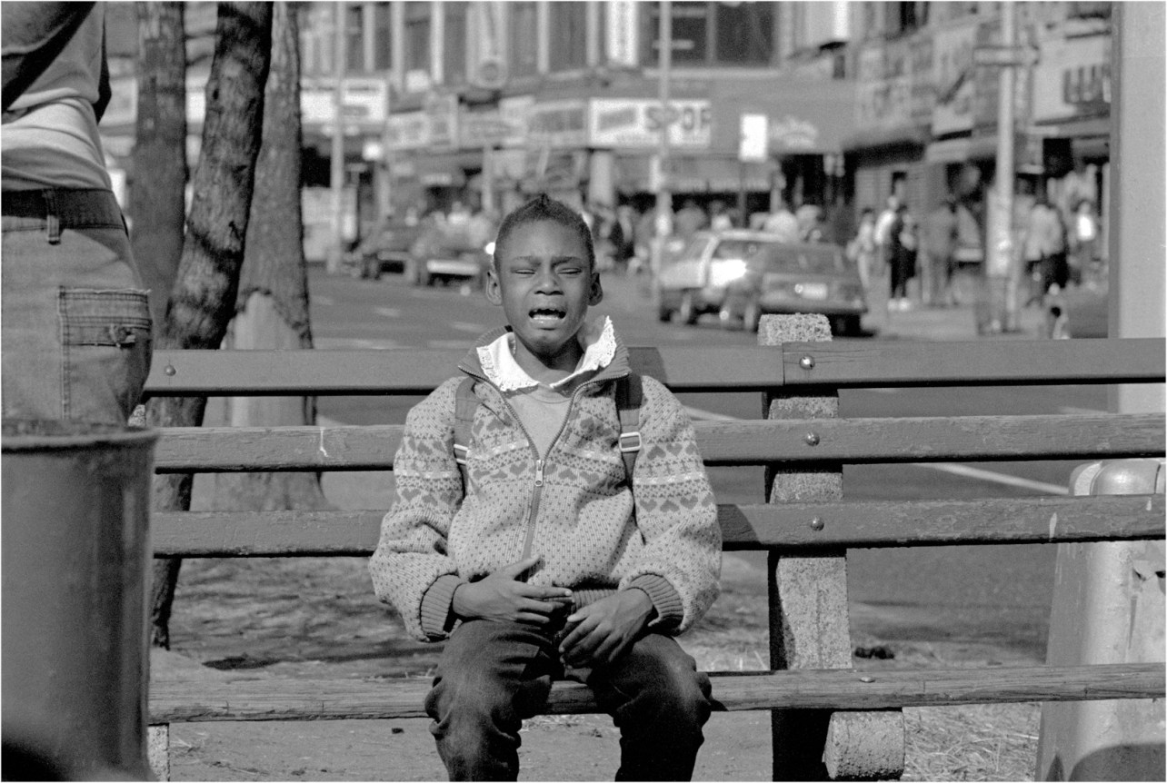 Crying-Black-Girl-Bench-1988 copy